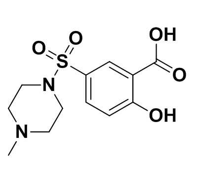 2-hydroxy-5-((4-methylpiperazin-1-yl)sulfonyl)benzoic acid